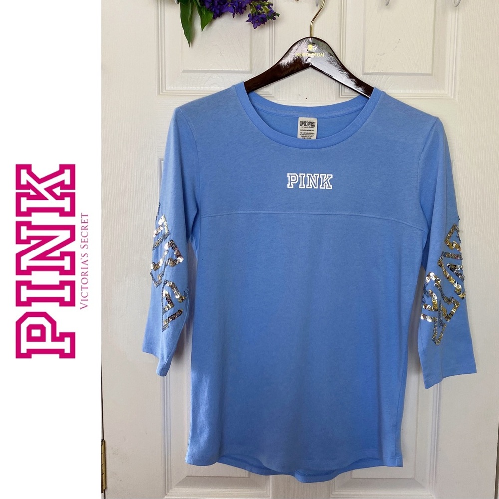 Victoria’s Secret PINK blue boyfriend Tee